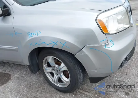 2013 Honda Pilot Ex-L z USA, uszkodzony, nr VIN 5FNYF3H54DB027213